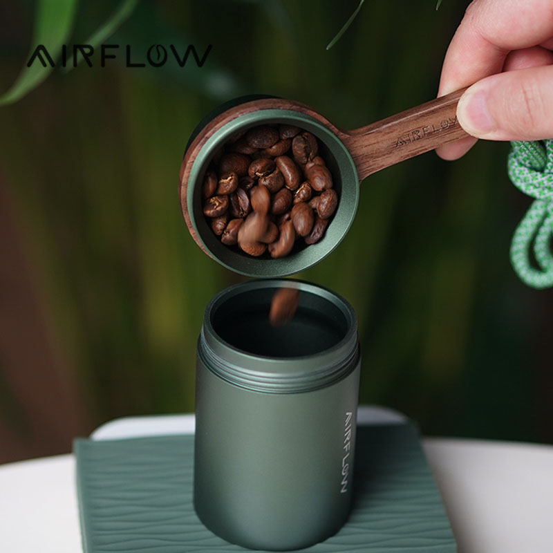 Coffee Tea Sugar - AIRFLOW Wooden Long Coffee Spoon Kitchen