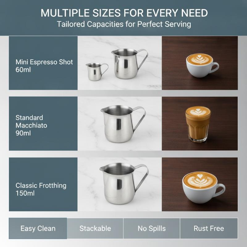 Stainless Steel Coffee Milk Fr - Barista Milk Jug recension och pris