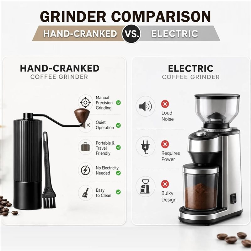 B23B Coffee Bean Hand Grinder  - Burr Hand Grinder recension och pris