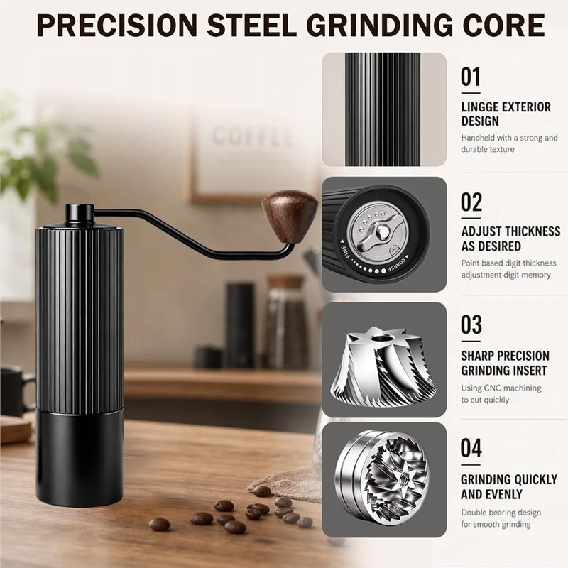 B23B Coffee Bean Hand Grinder  - Burr Hand Grinder recension och pris