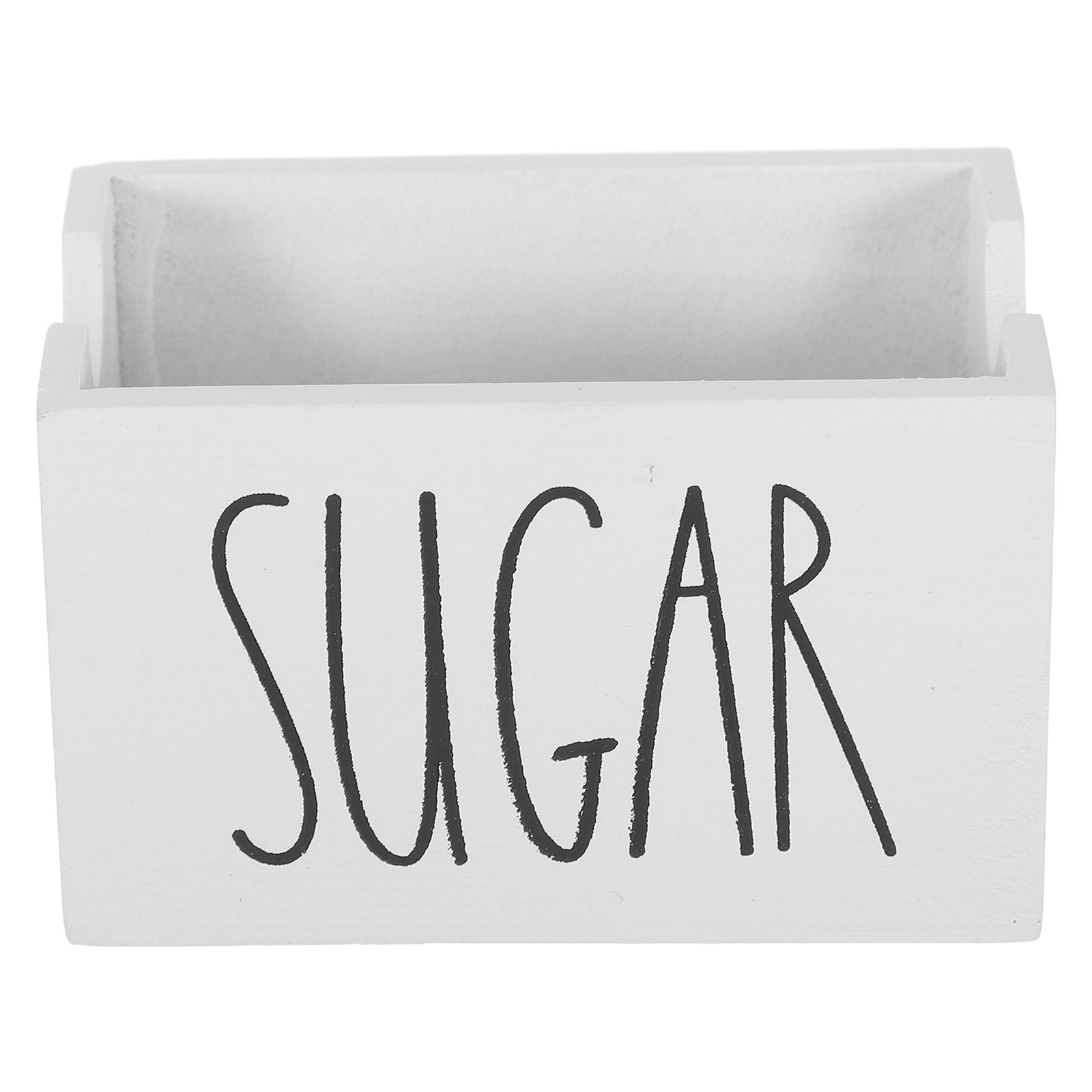Wood Sugar Packet Holder Woode - Coffee Tea Sugar recension och pris
