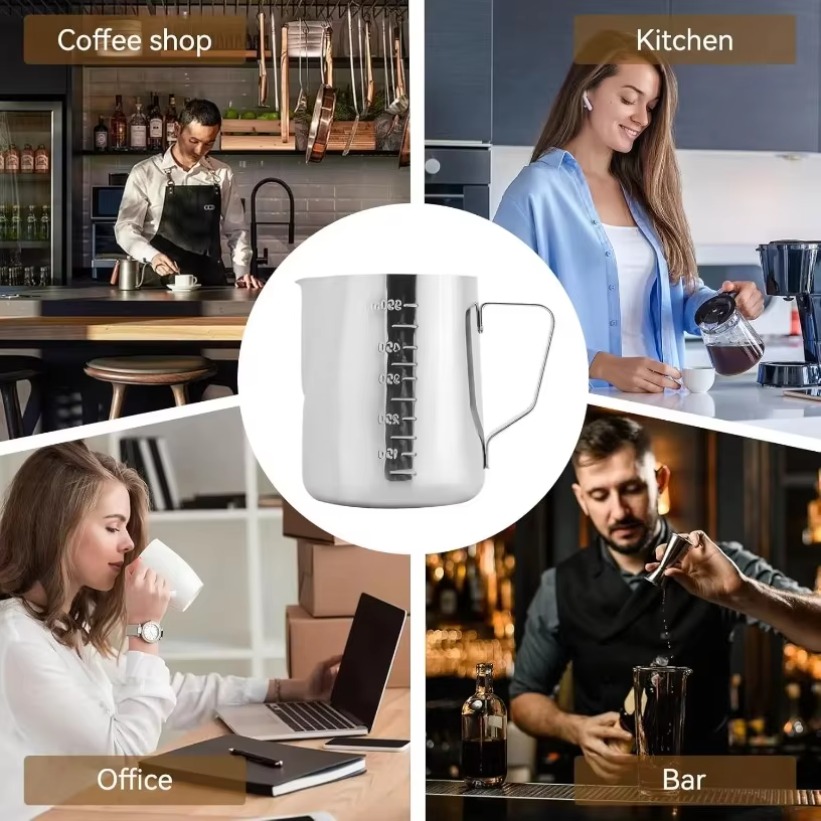 350ML Stainless Steel Coffee M - Barista Milk Jug recension och pris