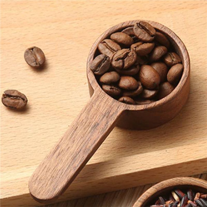 Wooden Measuring Spoon Set Kit - Coffee Tea And Sugar Set recension och pris