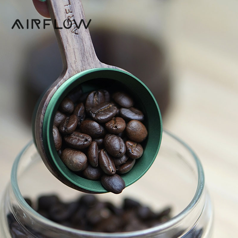 AIRFLOW Wooden Long Coffee Spo - Coffee Tea Sugar recension och pris