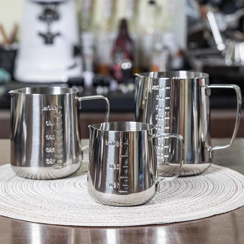 Stainless Steel Milk Frother J - Barista Milk Jug recension och pris