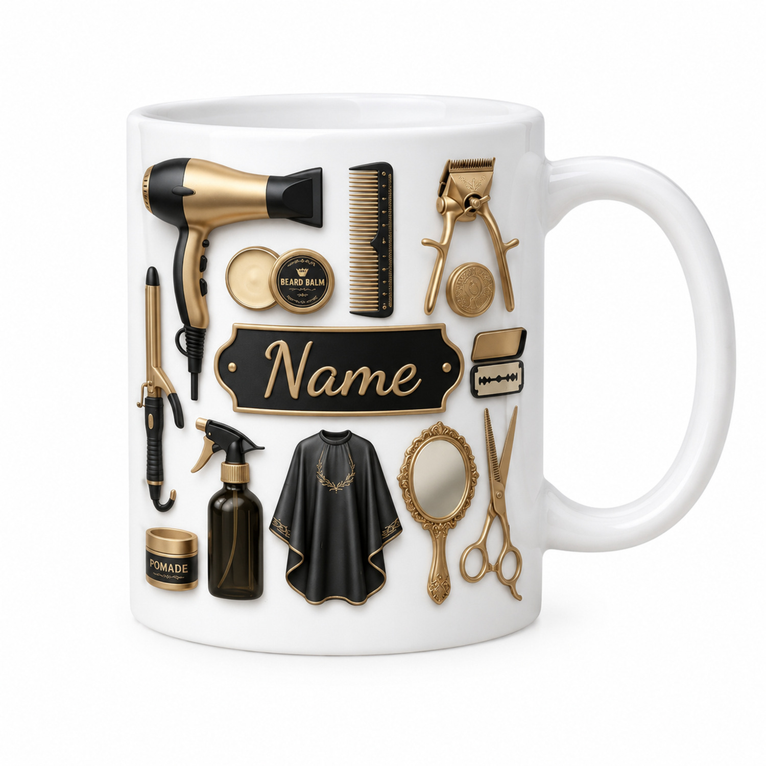 Custom Barber Coffee Mug 11oz  - Coffee Tea Name recension och pris