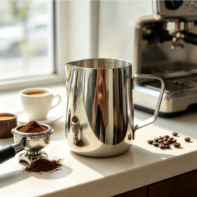 Milk Frothing Pitcher,Stainles - Barista Milk Jug recension och pris