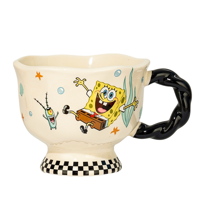 Cute SpongeBob Mugs Cartoon Sq - Xbloom Coffee Tea recension och pris