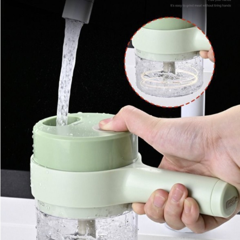 4In1 Electric Vegetable Cutter - Burr Hand Grinder recension och pris